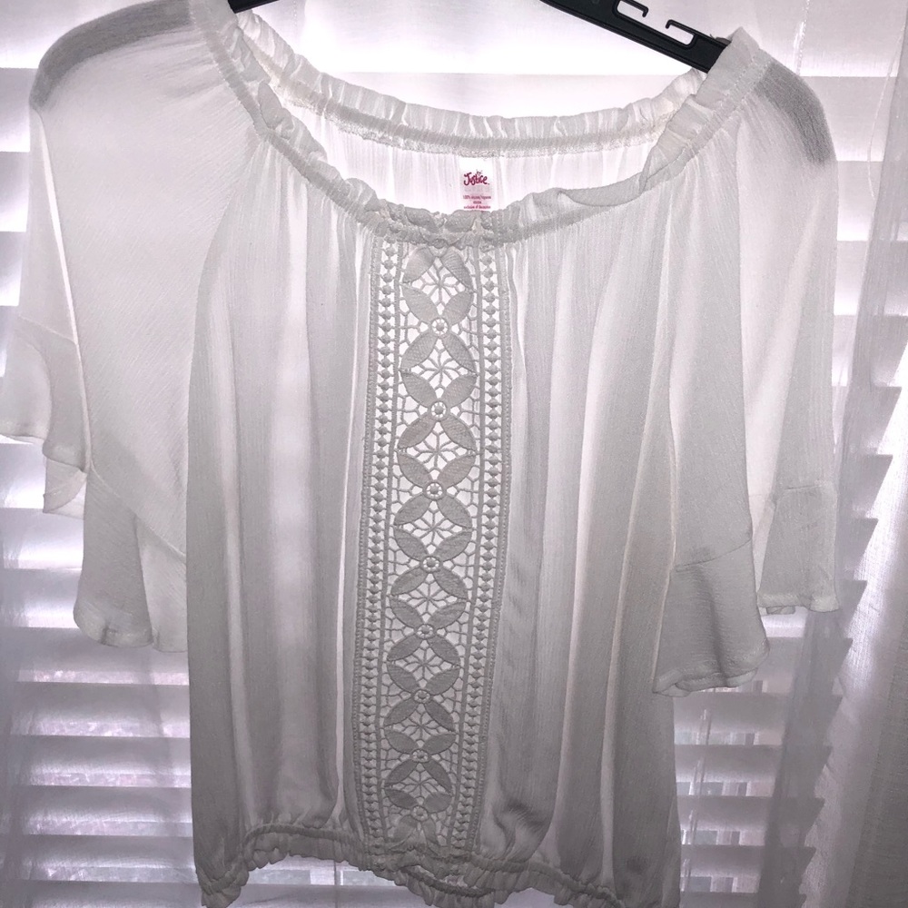 white see through blouse